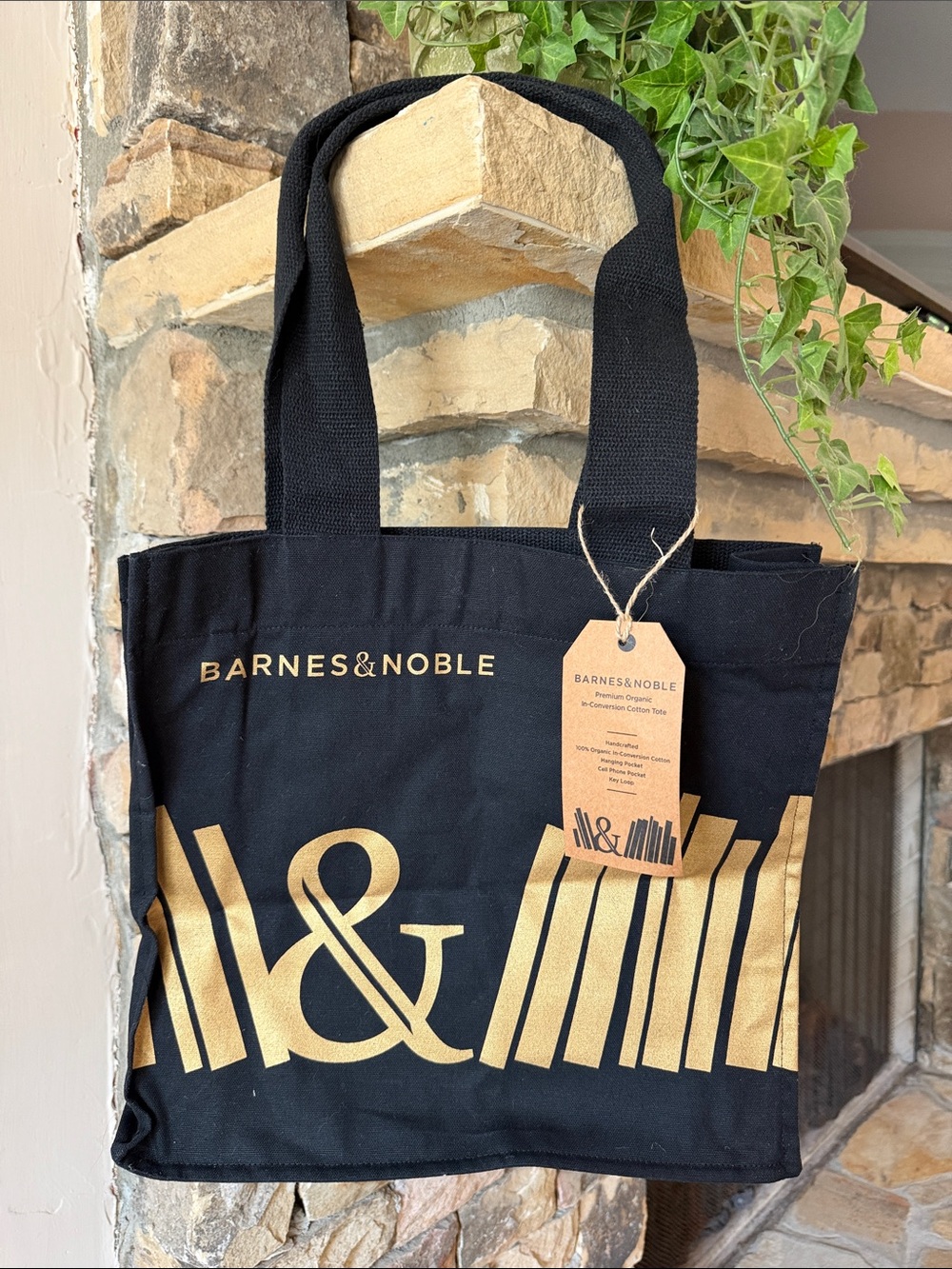 Barnes & Noble Canvas Shopper Totes - NWT